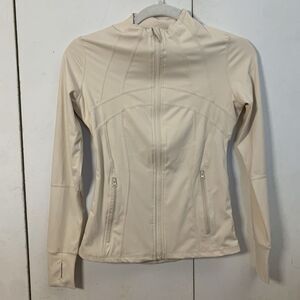 Fitted Exercise Define Jacket Nude Size S